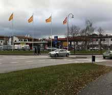 1. Allén - trafikdominerad miljö 2. Resecentrum och järnvägen 3.