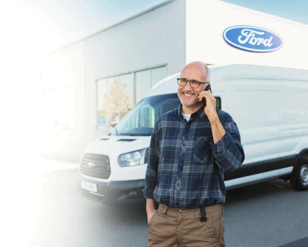 Det är vårt jobb att hålla din verksamhet i rullning. Ford Transit24 Vid ett Ford Transit-Center får du veta mer om alla värdefulla fördelar med Ford Transit24.