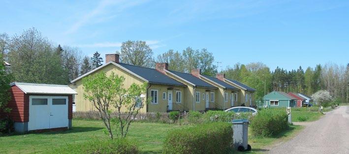 Egnahemsområde Det här villaområdet byggdes upp från början av 1930-talet fram till början av 1950-talet. Äldst är de träklädda husen med brutna tak.