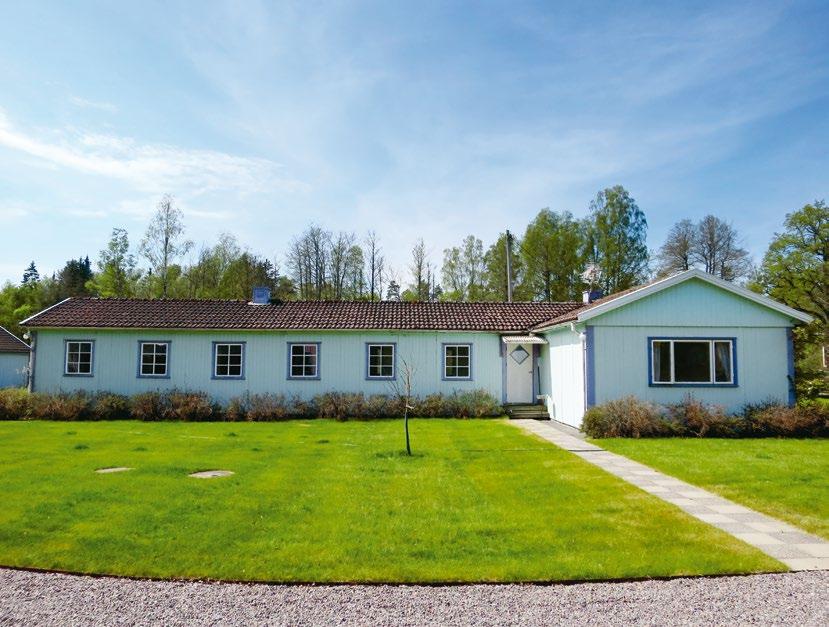 Ungkarlsbaracken. 5. Ungkarlsbaracken Enklare bostadsbyggnad med rum för de ungkarlar som arbetade på glasbruket.