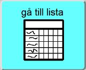 Tryck på pil vänster eller pil höger för att ändra sidflikens position så att den ligger under redan existerande flikar i samma område. Använd den utskrivna PODD-boken som facit.