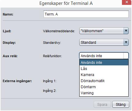 Knappar: För Axemas handsändare.