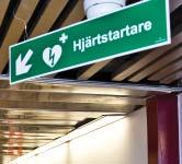 Hjärtstartare Företaget har 5 st hjärtdefibrillatorer.