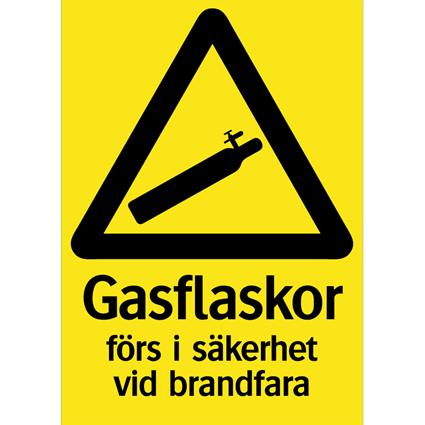 11 Åtgärder mot brand/explosion Inga antändningskällor i utrymmen med risk för explosion eller brand Blankett Egenkontroll ska