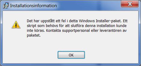 Installation av webbapplikationen Programvaran för webbapplikationen installeras på webbservern. För att köra installationen krävs inloggning som administratör på datorn.
