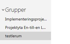 4 (11) Lägg till personer i samband med skapande av ny grupp (valfritt) När du känner dig nöjd med namn och e-postadress kan du ange vilka som ska få tillgång till gruppen.