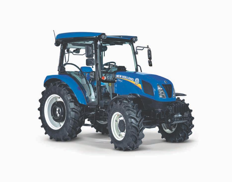 03 New Holland T4S-traktorer. Helt enkelt moderna.