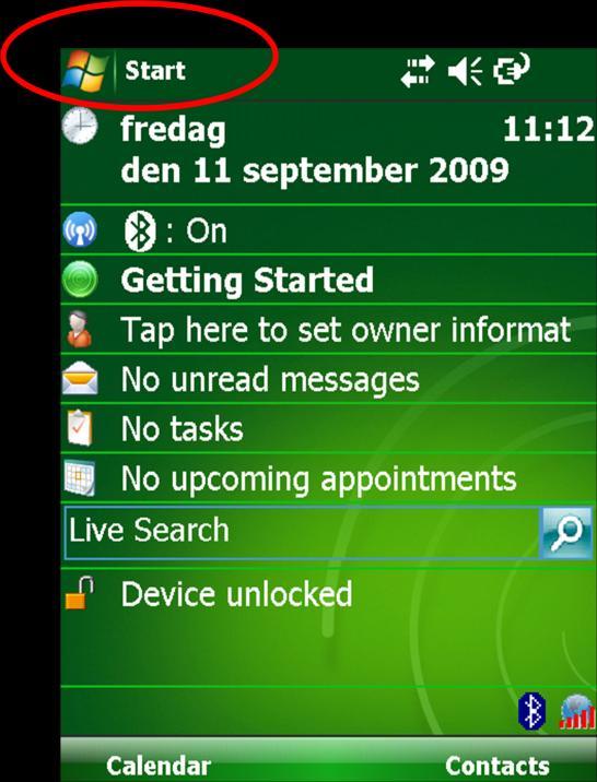 Kapitel 2 - Windows mobile