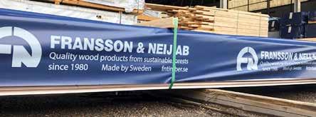 tryckas med egen logotyp.
