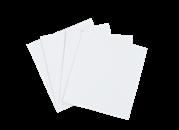 7000 st/förp 63000 st/pall 420024 Fixeringsbricka, vit plast 30 x 80 mm 115 000