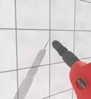 Våtzon 2 kan tätas med ett rollat system även i skivkonstruktion. Övergång kan alltså ske mellan golv och vägg, men även mellan vägg och vägg.