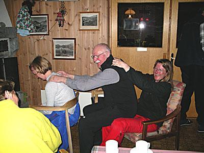 Hyttan öppnade samma dag vi kom fram (skulle