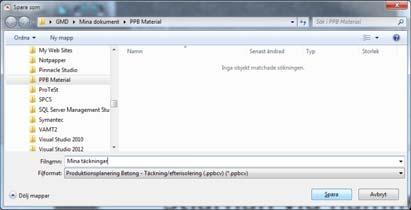 Lägg till en täckning Stjärnan vid namnet i fliken markerar att databasen innehåller icke sparade uppgifter så spara förändringarna