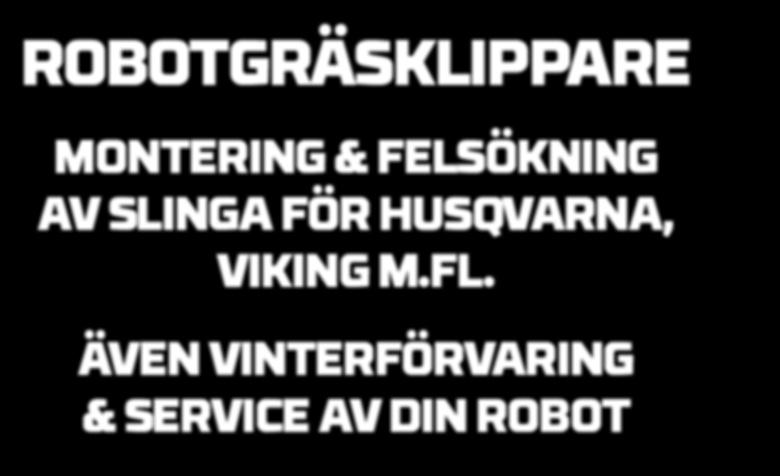 . VI SMYGSTARTAR HÖSTENS REA PÅ