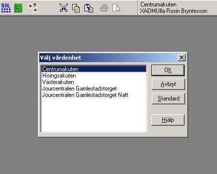 Flera enheter i samma Medidocdatabas Kom ihåg att: personal som arbetar på olika enheter måste välja rätt vårdenhet samt i förekommande fall byta arbetsplatskod (gäller förskrivare) på vårdcentral