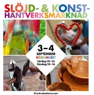 Midvinterfest För 24:e året i rad arrangeras Midvinterfest - en årlig försäljningsutställning för slöjd och