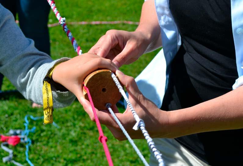 Sommarslöjdaktiviteter för barn genom slöjdlyftet Som en del av slöjdlyftet sökte Västarvets