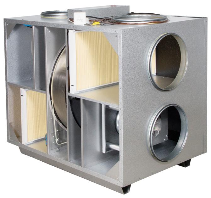 Allmänt Acetec ventilationsaggregat är konstruerat med senaste teknik för att ge hög luftkomfort till en låg driftskostnad.