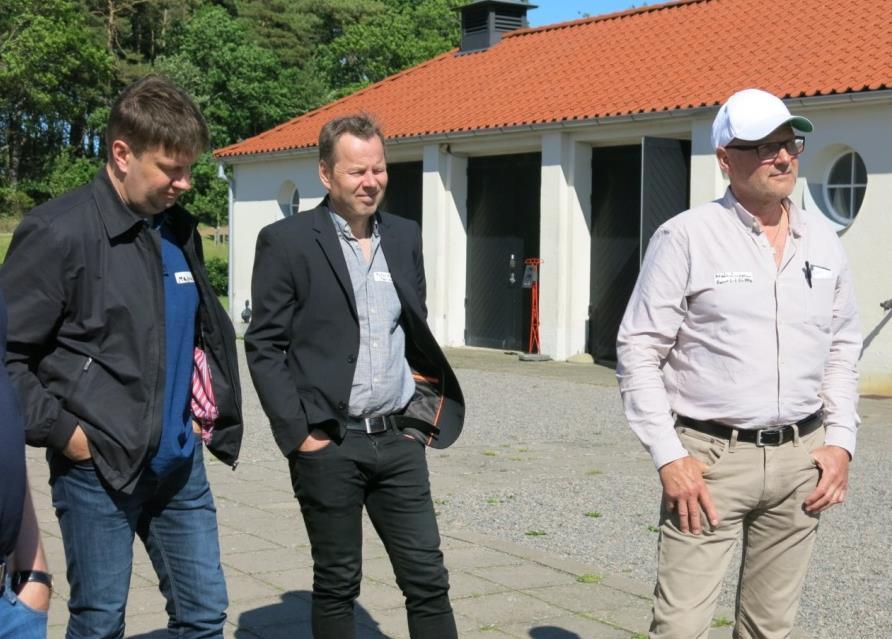 Vid det främre bordet sitter Anders Fransson och, Anders Wernqvist båda Valmet samt Magnus
