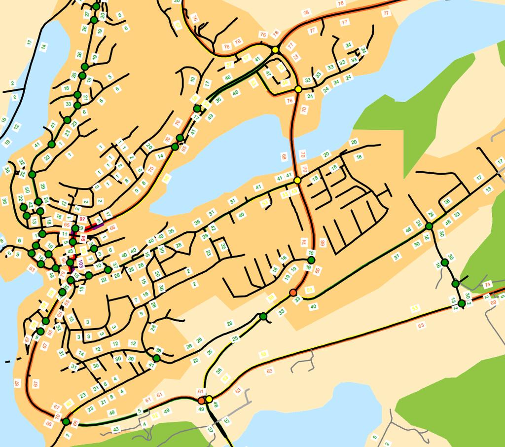 4.5 Åtgärdspaket D 2035 Åtgärdspaket D inkluderar utöver åtgärder i åtgärdspaket A-C även en ITS lösning som ska leda om trafik från norra infarten till södra infarten.