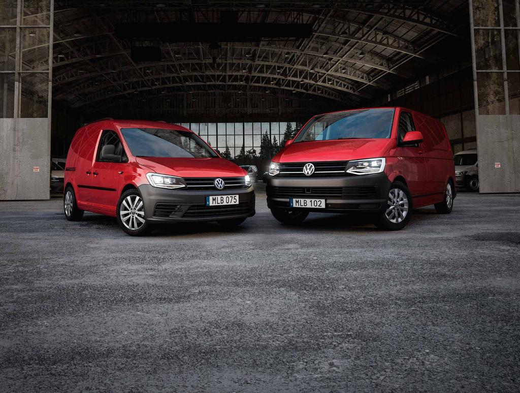 PRISVÄRDA SKÅP. Många höjer på ögonbrynen när de ser månadskostnaden för Caddy och Transporter Proline. Båda är välutrustade versioner med ekonomiska TDI-motorer.