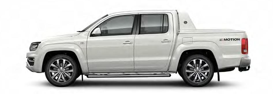 Bland annat 18-tums lättmetallfälgar, Bi-Xenonstrålkastare med LED-ljus, Climatronic klimatanläggning, Park Pilot fram och bak samt backkamera. Amarok Highline V6 TDI 258 hk från 344.