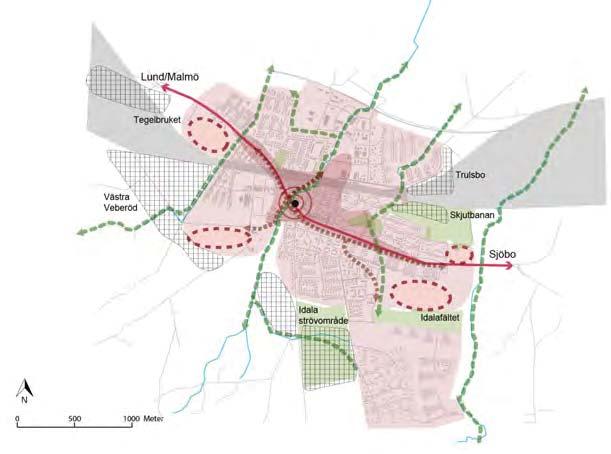En expansion i denna omfattning Utveckling i Dalby Dalby erbjuder ett starkt pendlingsläge mot både Lund och Malmö och blir på sikt en småstad med station på Simrishamnsbanan.