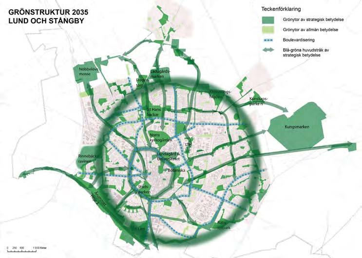 Grön infrastruktur som värdeskapare fungera är det viktigt att även den gröna infrastrukturen planeras på ett strategiskt sätt.