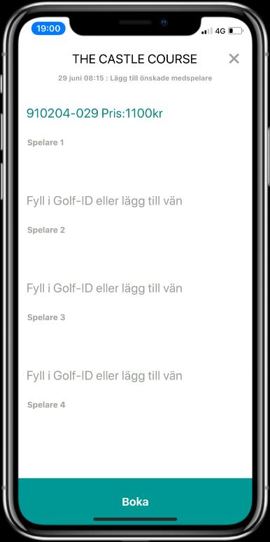 Bokning är möjlig 30 dagar framåt.