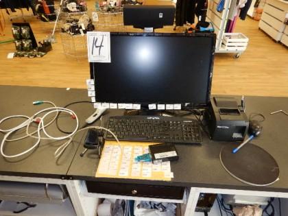 00 kr exkl moms Kassasystem med kassadator,