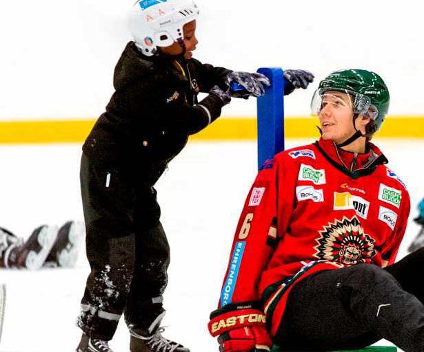 Projektet utgör en verksamhet där samtliga årskurs 1-klasser i Angered erbjuds ett paket som innehåller ett skolbesök av Frölundas personal, tre tillfällen i Angered Arena där man åker skridskor och