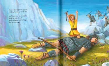 I 33 berättelser från Gamla och Nya testamentet får man komma nära Guds ord. Här finns stora, uttrycksfulla illustrationer, ofta med någon liten humoristisk detalj.