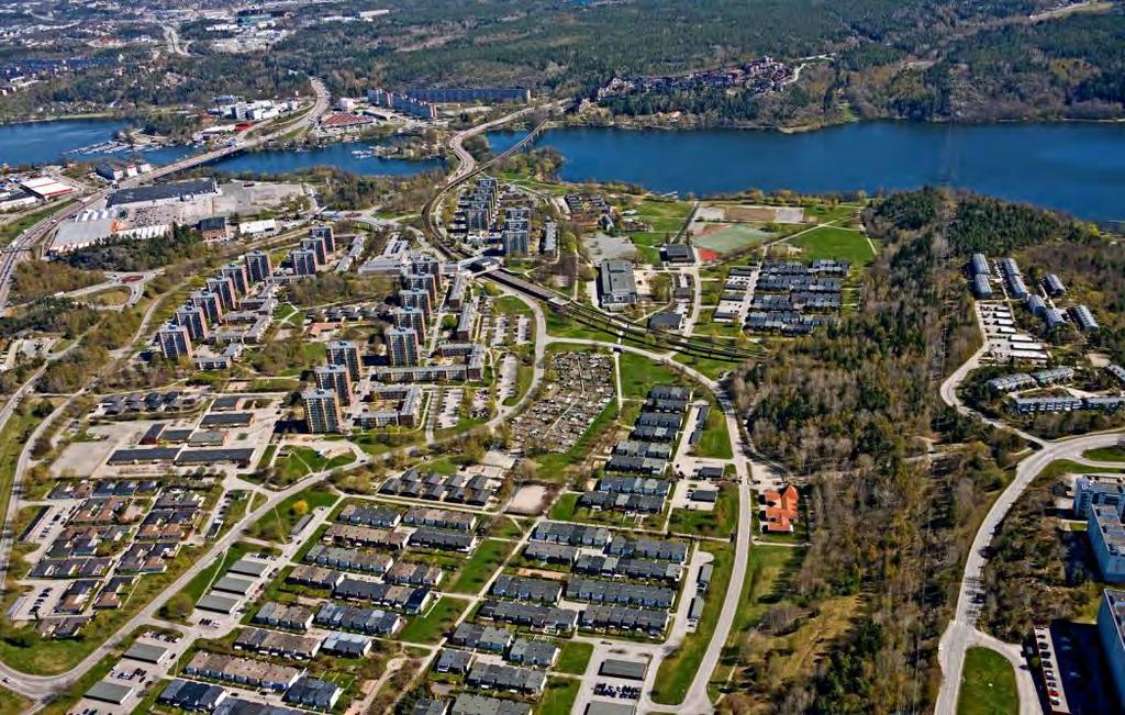 56-53 FÖRSLAG TILL DETALJPLAN FÖR Dagvatten Norra del av Fittja III PLAN- OCH GENOMFÖRANDEBESKRIVNING Flygfoto