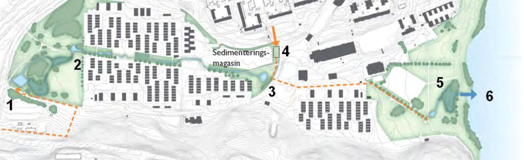 56-54 BOTKYRKA KOMMUN 6 [15] Stadsbyggnadsenheten 2013-10-16 Enligt skyddsföreskrifterna för Östra Mälarens vattenskyddsområde får man inte utan föregående rening släppa ut dagvatten från nya eller
