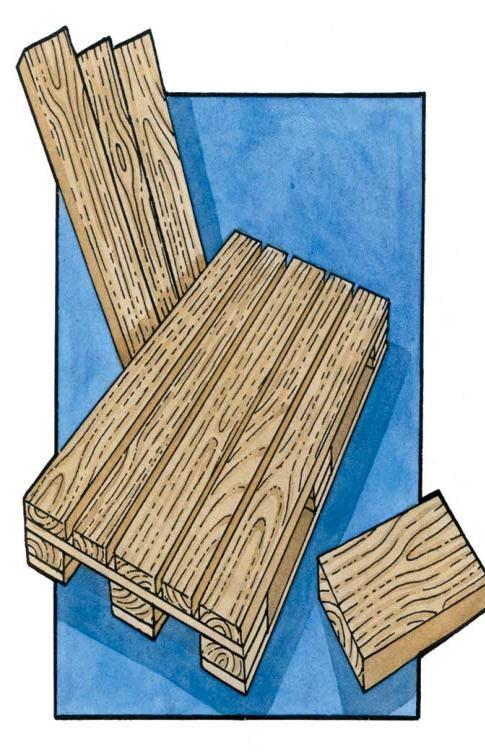 3. TRÄAVFALL Trasiga pallar och annat trämaterial läggs i avsedd container alternativ på anvisad plats.
