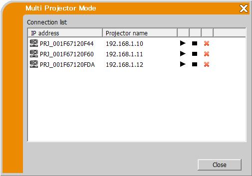 4.1.4 Växla visningsläge LiveViewer har Single PC-läge och Multi PC-läge. Det går att växla mellan lägena i huvudmenyn. Klicka på visningsläge-knapp på huvudmenyn. Knapparna nedan visas.