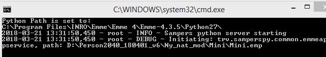 SmallTreshold=0 EffektModellDatabasFil=D:\Person2040_180401_v6\Effekt\EffektModellDatabas_v17.mdb KanModellDatabasFil=D:\Person2040_180401_v6\Effekt\KAN-Modeller_3_2_2018.mdb EMACPATH=.