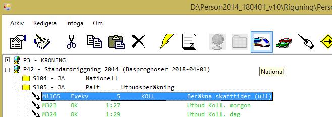 Funktionen kontrollerar även att alla matriser är definierade för de matrisplatser som pekas ut i modellstegen.