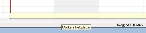 Visa starttid framför stapel För avtalade tider kan klockslag visas framför stapeln i ganttvyn. Du aktiverar funktionen i meny Alternativ, fliken Kalender, markera Visa klockslag.