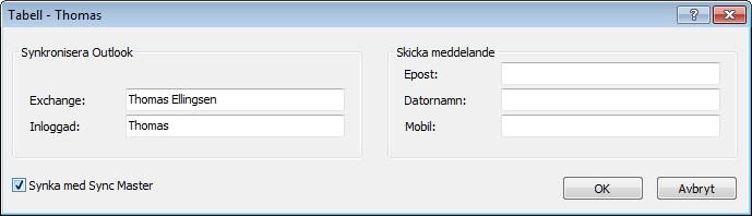 Synka med Outlook Inställningar för Exchange Du kan välja mellan att synka mot Exchange eller mot din lokala PST fil (Exchange använder din kalender på servern och PST din lokala kalenderfil).