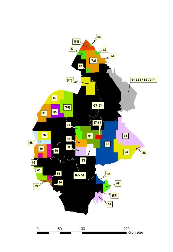 Tidigare inventeringar i arbetsområdet Området förstagångsinventerades år 1971 (fig. 3). I samband med Ängersjöprojektet kom även en del lämningar att registreras i Älvros socken år 1994.