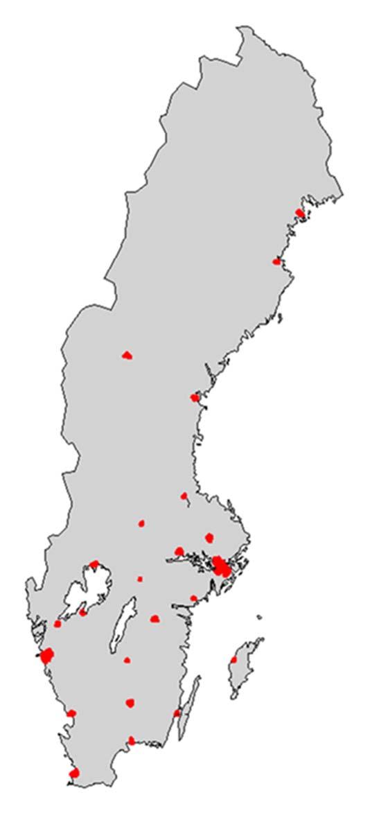 Hastighetsnivåer i tätort Bakgrund och metod hastighetsmätningar 2012 startade en ny mätserie med årliga uppföljande mätningar NTF ansvarar för