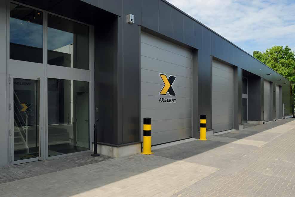 BELGIEN Nya lokaler i Bonheiden Axelent Belgium växte