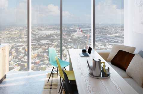 Merparten av bostäderna planeras till att ha en bostadsyta om 36 55 m 2.