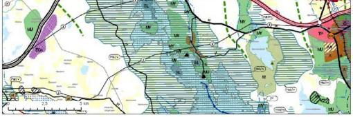 2014) kompletterar de gällande landskapsplanerna i Nyland och Östra Nyland och de viktigaste lösningarna är: en fungerande och hållbar