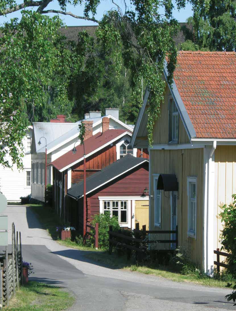 Landskapsområden i en