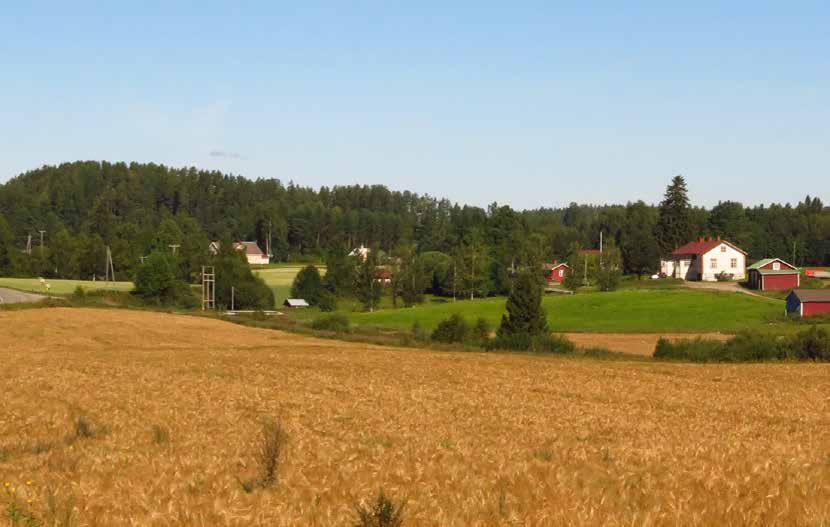 Bild: Kulturlandskapen i Auttoinen och Vesijako Slätter Slätternas tolerans LANDSKAPETS GRUNDELEMENT Vidsträckta öppna åkerslätter är typiska för södra Finland och västkusten.
