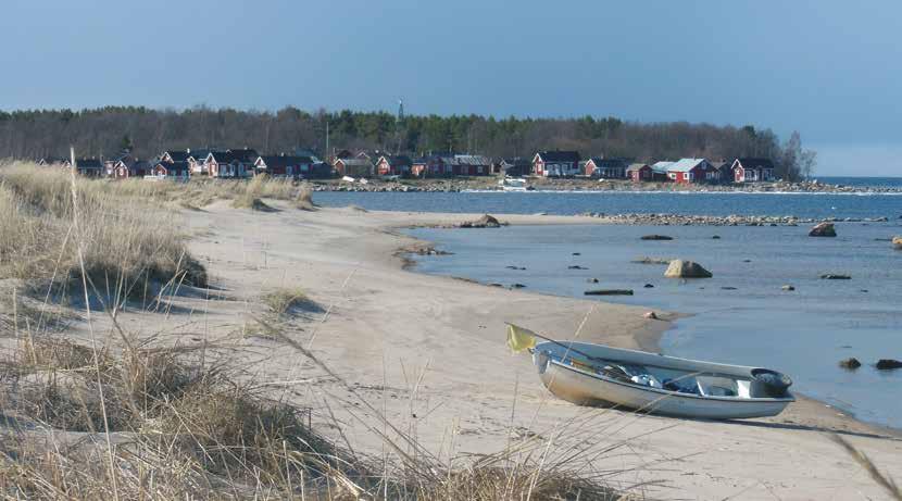 Bild: Vattaja strandlandskap (AK) Landskapets särdrag formas av förhållandet mellan grundelementen i landskapet.