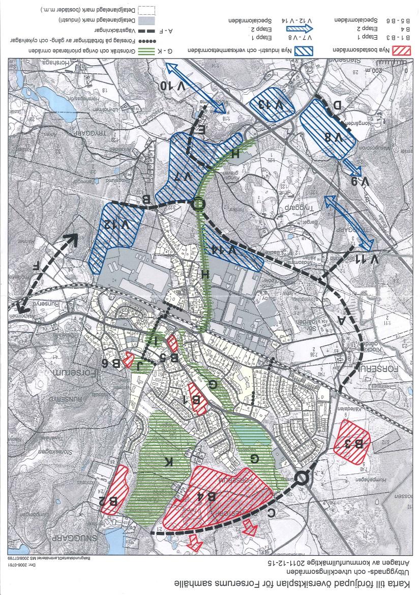 Tidigare ställningstaganden Översiktsplan Den kommunomfattande översiktsplanen, antagen av kommunfullmäktige den 28 februari 2013, redovisar inte några särskilda riktlinjer eller rekommendationer för