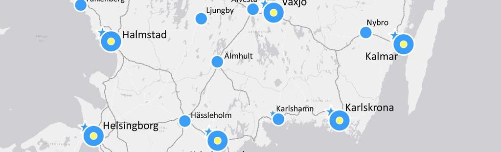 Enligt positionspappret är en tillväxtmotor en ort som skapar tillväxteffekter för sitt omland med tanke på befolkning och
